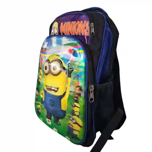 Morral Maleta Escolar 3d Minions Niño Morral Escolar Grande