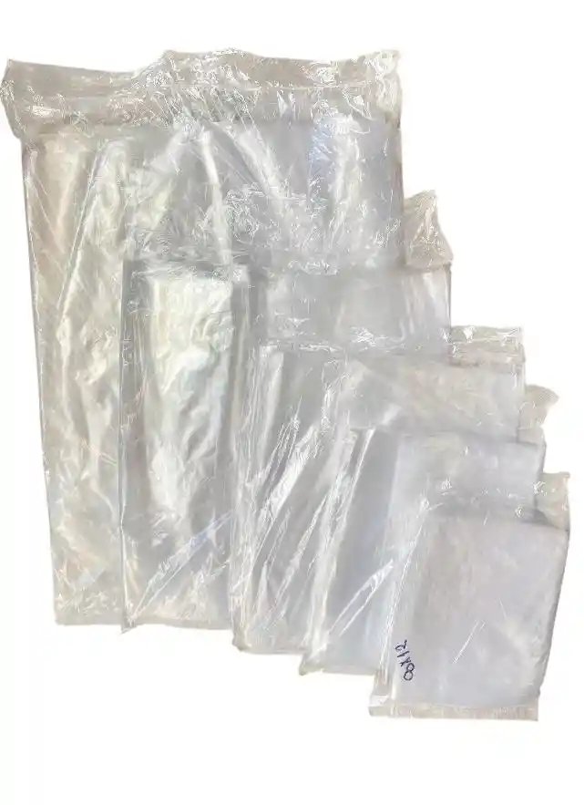 Bolsas Plásticas 12x18" Transparentes (30x45 Cms ) Calibre 1