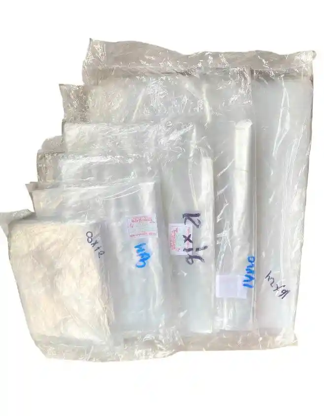 Bolsas Plásticas 16x24" Transparentes (40x60 Cms) Calibre 1