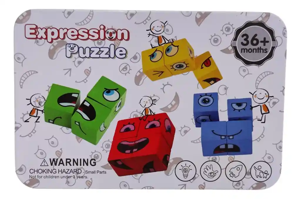 Juego De Rompecabezas Montessori Expression