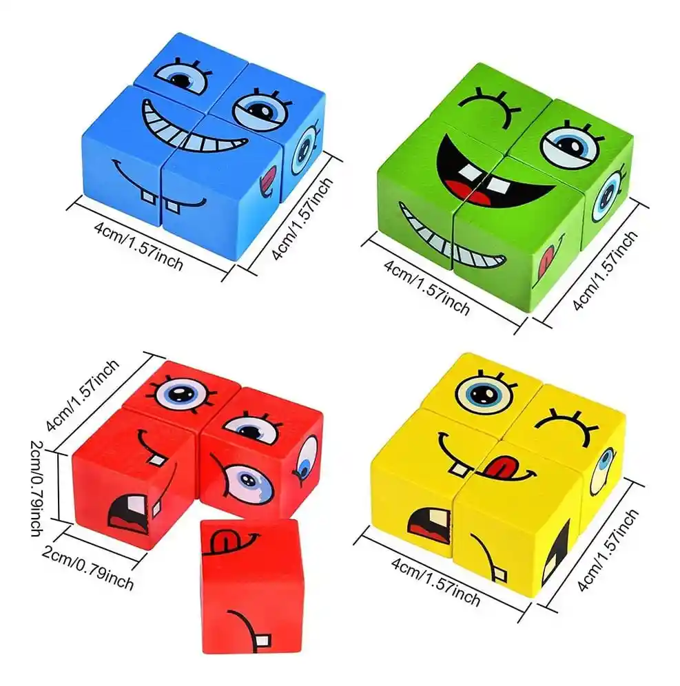 Juego De Rompecabezas Montessori Expression