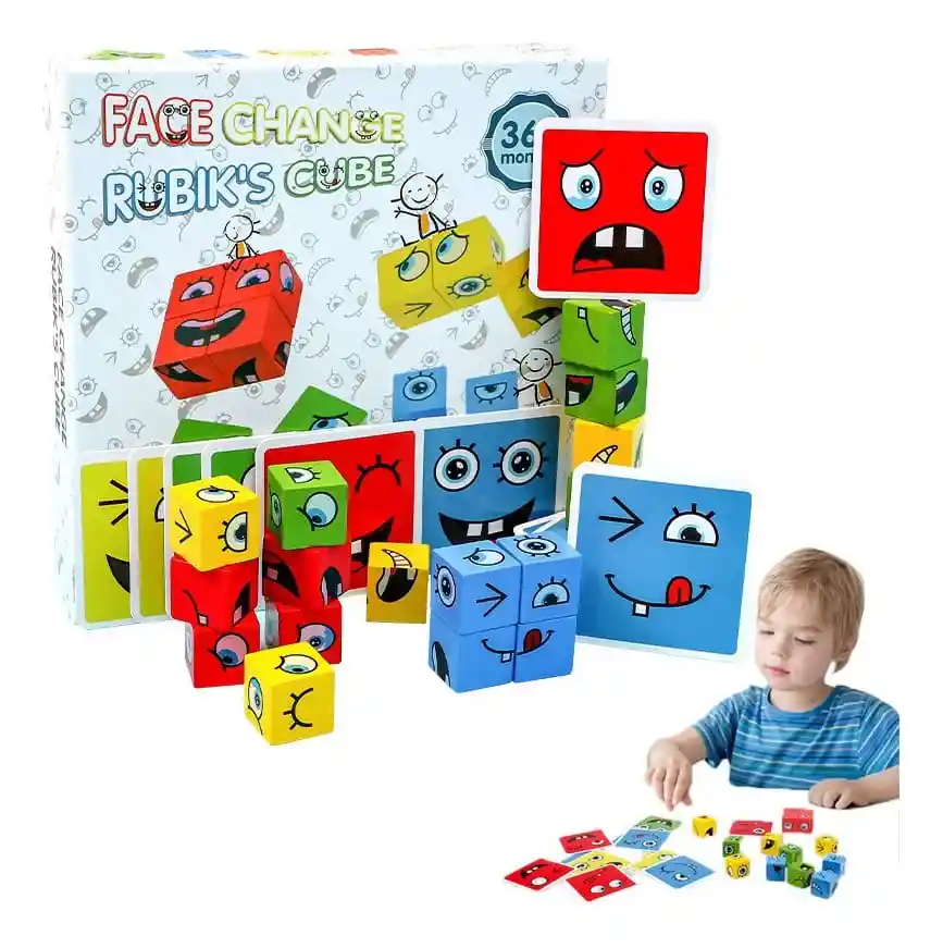 Juego De Rompecabezas Montessori Expression