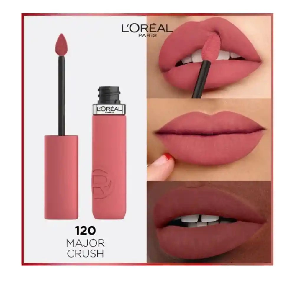 Labial Líquido L'oréal Infallible Matte 120 Major Crush