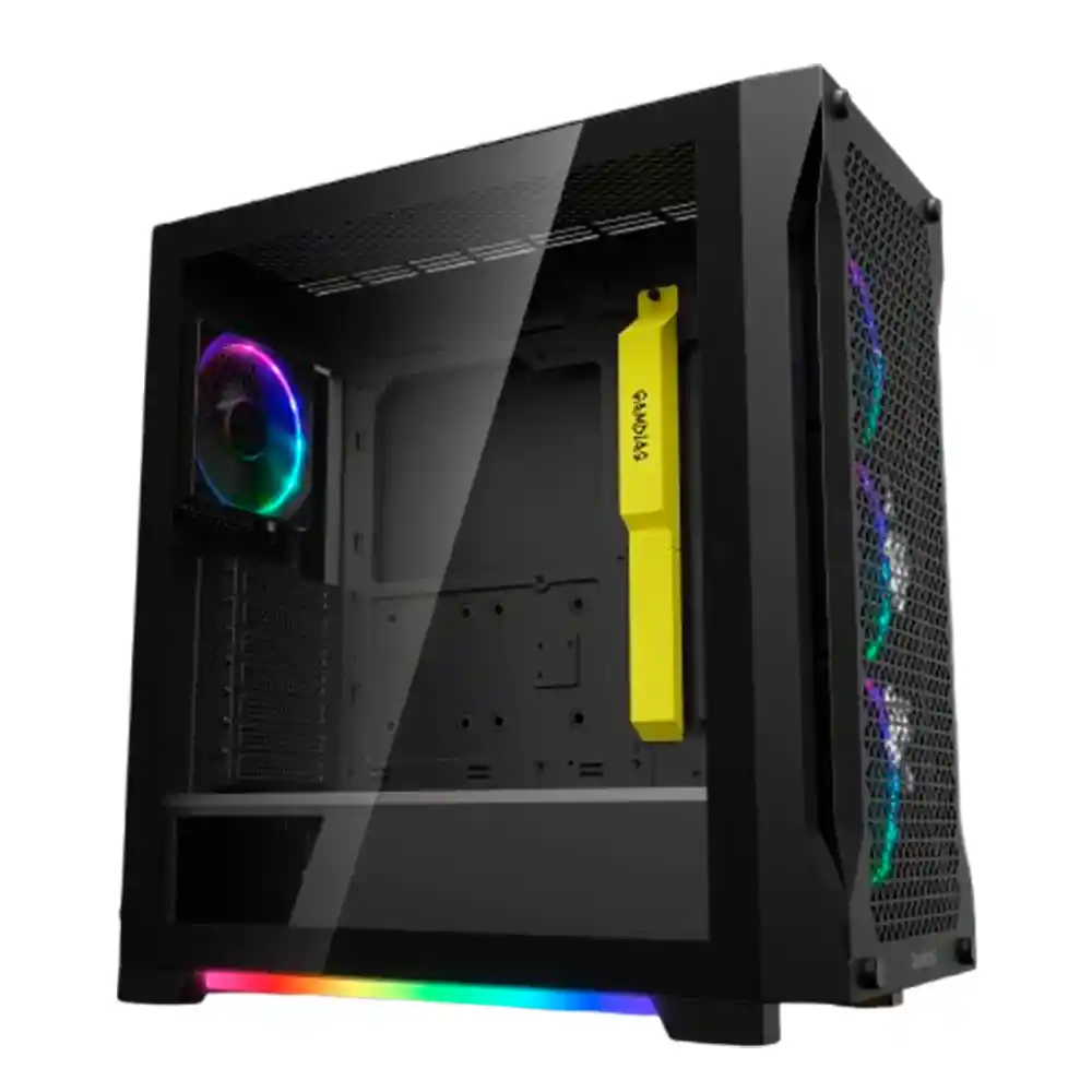 Caja Atx Gamer Gamdias Athenas P1 (negro)