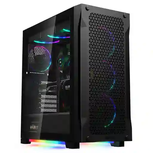 Caja Atx Gamer Gamdias Athenas P1 (negro)