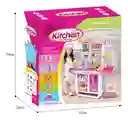 Juguete Cocina Para Niñas Con Panel Táctil, Luz, Sonido Y Agua 98 Cm