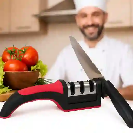 Afilador Cuchillos Fácil De Usar Ergonómico