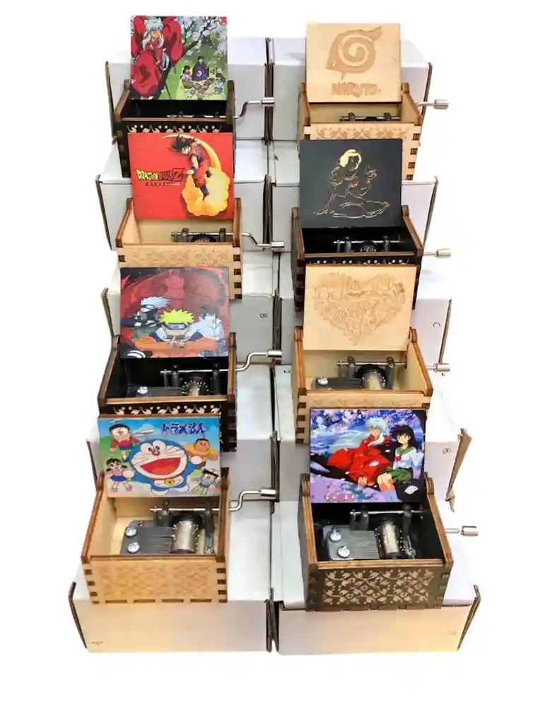 Caja Musical Stickers Regalo Melodía Colección