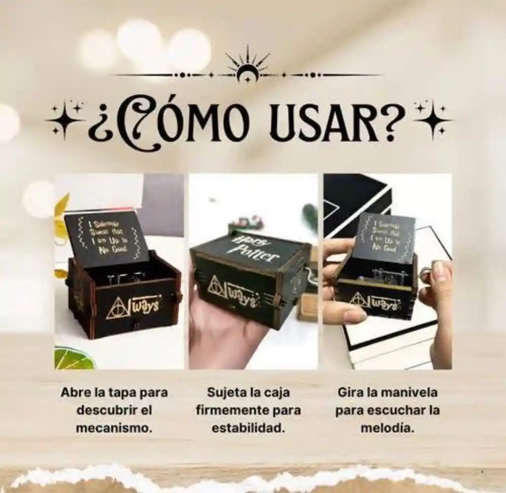 Caja Musical Stickers Regalo Melodía Colección