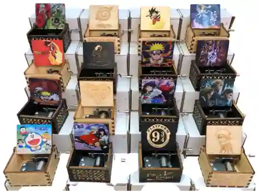 Caja Musical Stickers Regalo Melodía Colección