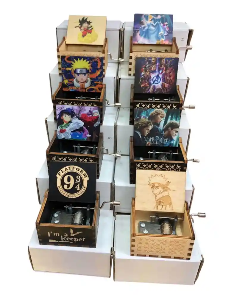 Caja Musical Stickers Regalo Melodía Colección