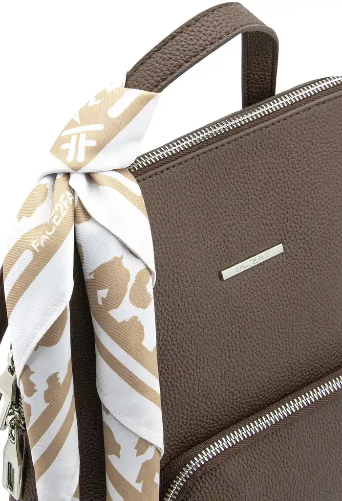 Morral Estilo Clasico Con Textura Y Pañoleta Face2face Gs2512586