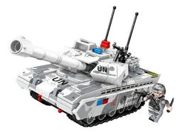 Juguete Tanque Sembo Leopard 345 Piezas De Bloques De Construcción De Guerra Militar