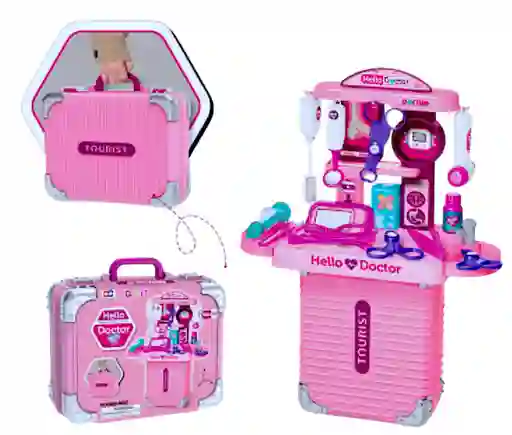 Juguete Hello Doctor Para Niña Mini Maleta Healthy Day