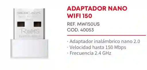 Tarjeta De Red Nano Wifi