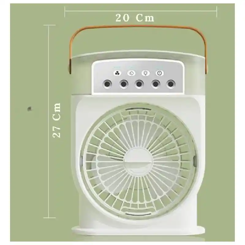 Ventilador Enfriador Humidificador Difusor De Aromas 600 Ml