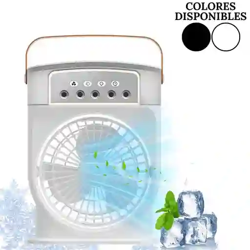 Ventilador Enfriador Humidificador Difusor De Aromas 600 Ml
