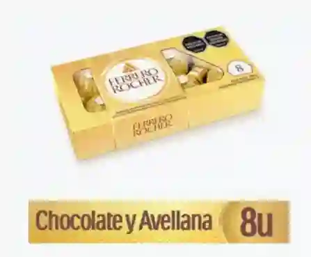 Ferrero Rocher Bombón De Chocolate Y Avellana X 8 Und