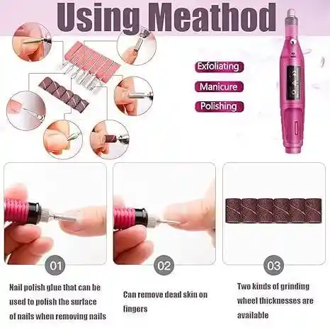 Pulidor Manicure Y Pedicure Eléctrico