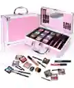 Kit De Maquillaje Estilo Maleta Para Niñas Rosado 20 Piezas