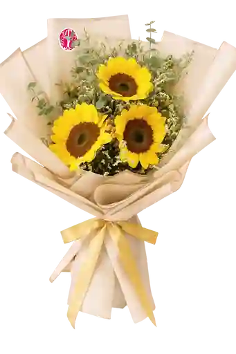3 Girasoles Bouquet