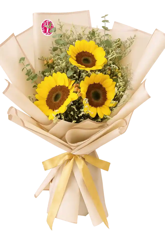 3 Girasoles Bouquet