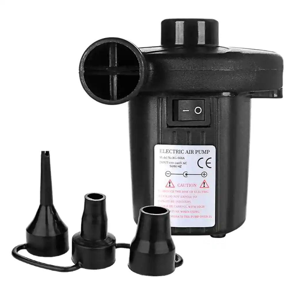 Bomba Aire Inflador Electrico Colchon Flotadores Cable Ref Xg-668a