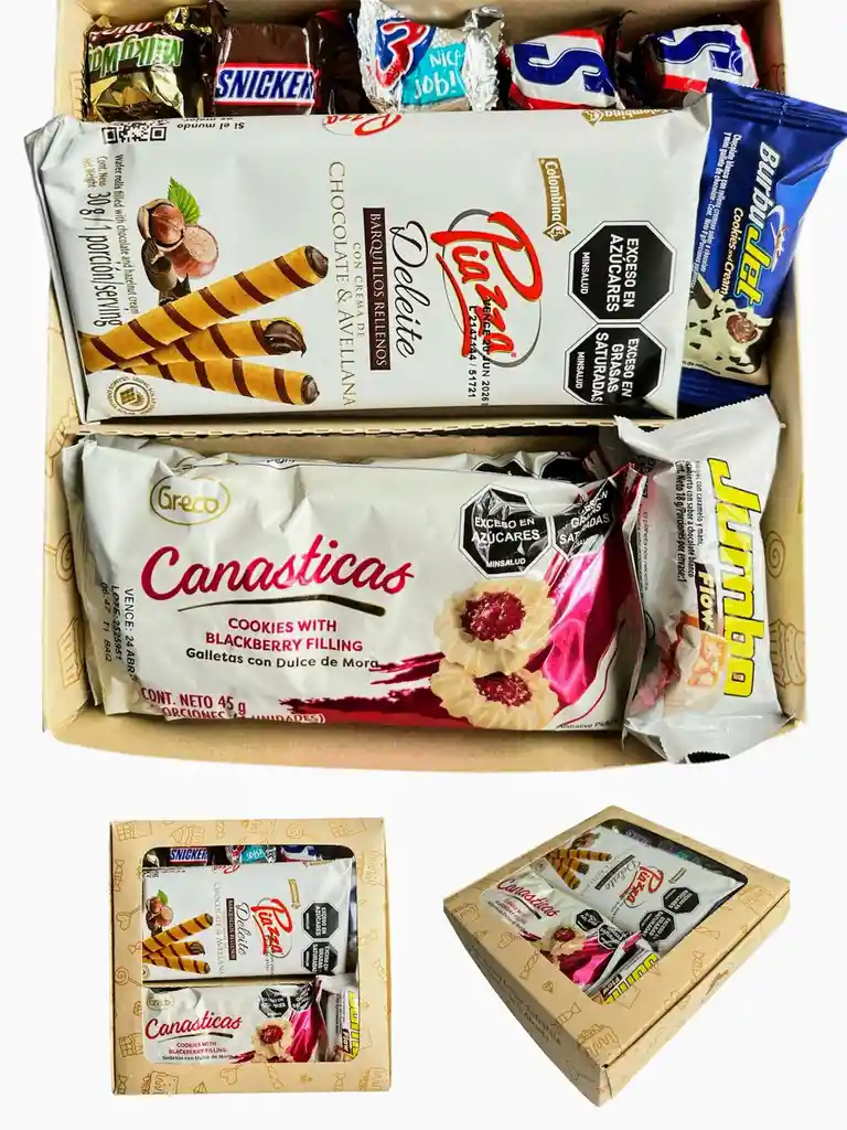 Caja Dulcera Italia - Feliz Cumpleaños - Amor Y Amistad