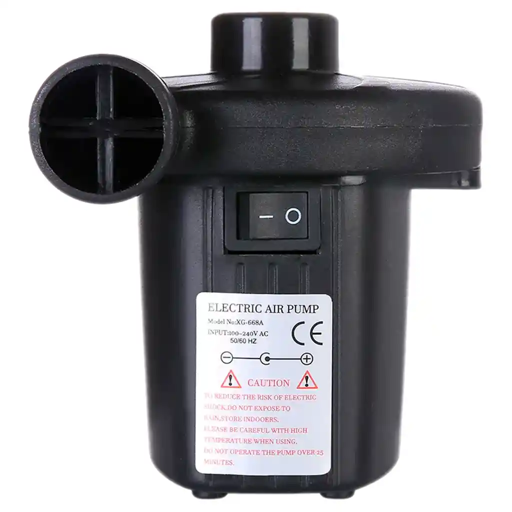 Bomba Aire Inflador Electrico Colchon Flotadores Cable Ref Xg-668a