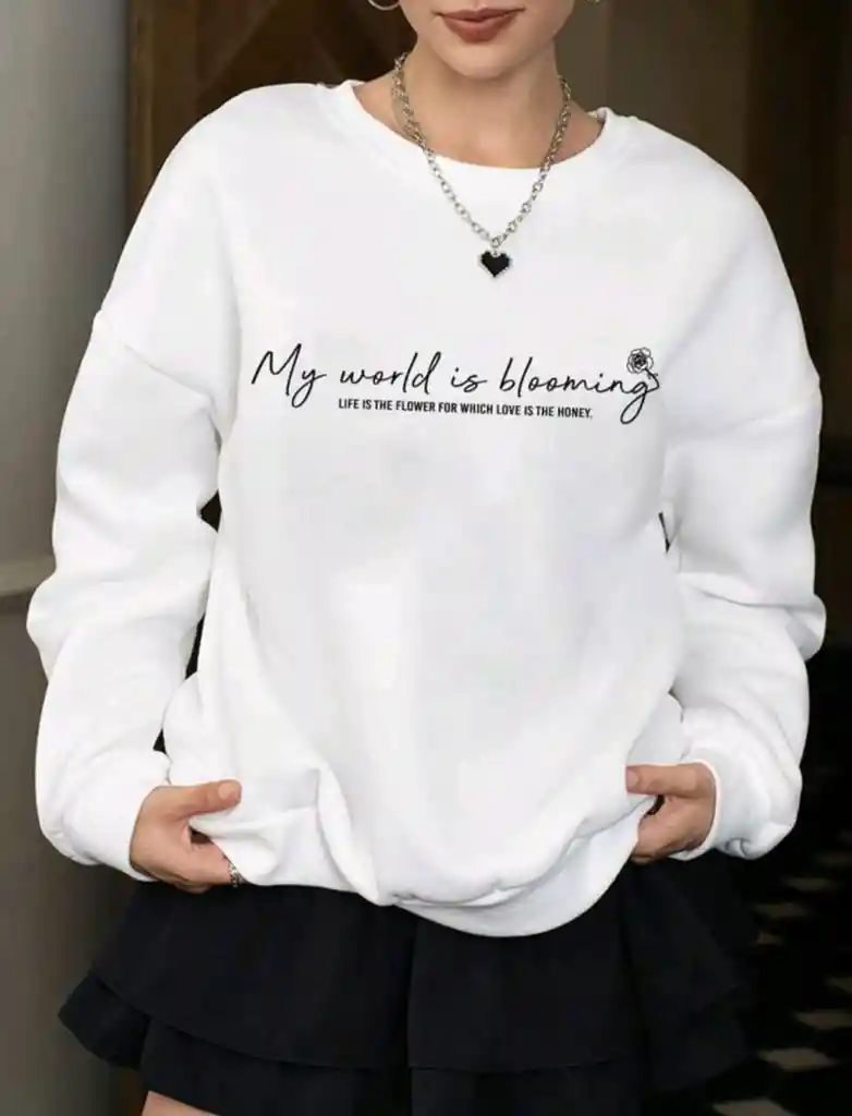 Sudadera My Blooming World