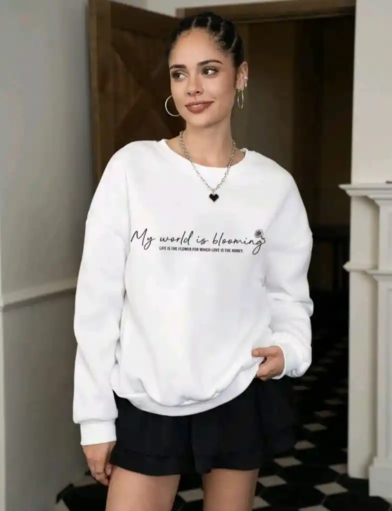 Sudadera My Blooming World
