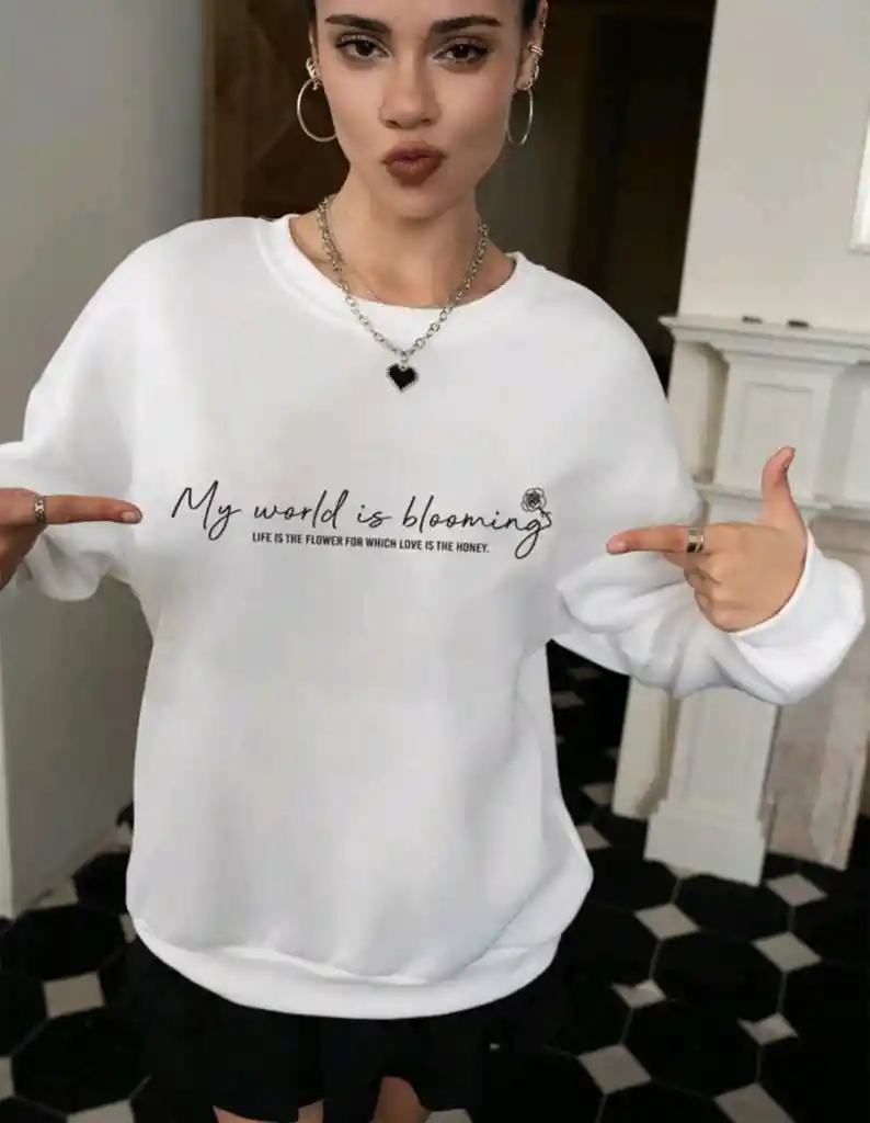 Sudadera My Blooming World
