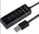 Hub Usb Multiplicador 4 Puertos Usb Luz Led Pc Notebook Full