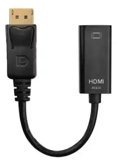 Convertidor Adaptador Dp Displayport Macho A Hdmi Hembra 4k