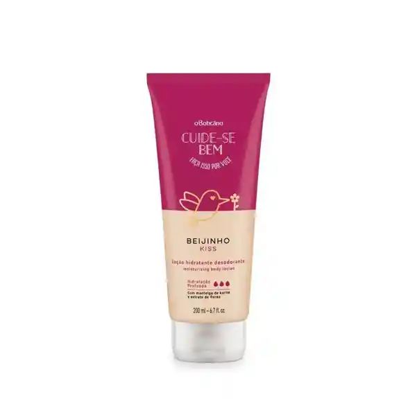 Crema Hidratante Beijinho Kiss 200ml