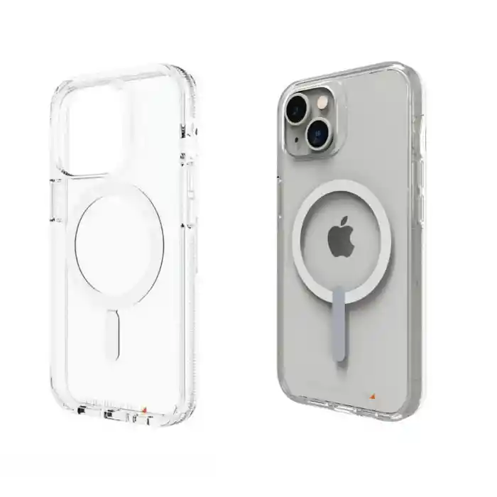 Combo Cargador Iphone 20w Carga Rapida + Funda Gear4 Crystal Palace Con Magsafe Para Iphone 14