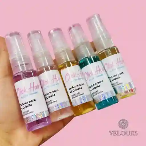Mini Perfume Y Termoprotector Tono Rosado Hair Click