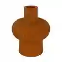 Florero Concepts Savanna 13x16x13cm Naranja Ceramica