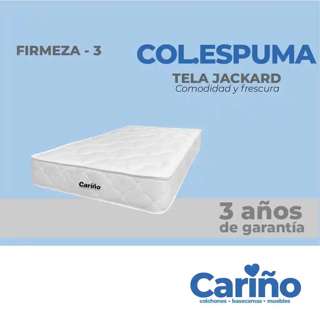 Colchón Espuma Sencillo 100x190