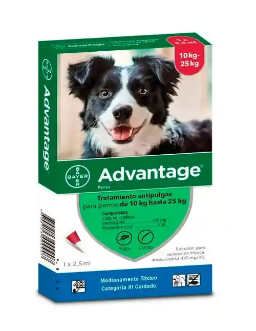 Advantage Perro 2.5 Ml 10-25 Kg