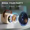 Parlante Bluetooth Karaoke + Micrófono Inalámbrico As-202