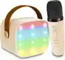 Parlante Bluetooth Karaoke + Micrófono Inalámbrico As-202