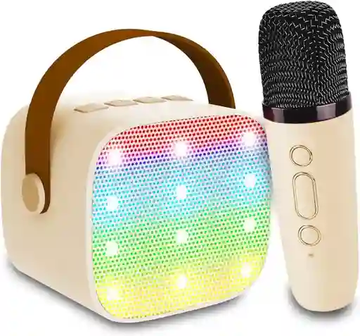 Parlante Bluetooth Karaoke + Micrófono Inalámbrico As-202