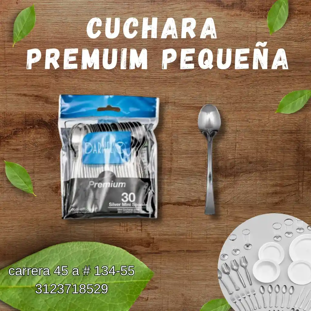 Cuchara Premiun Pequeña Darnel X 30 Und