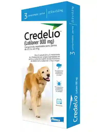 Credelio Perro 22-45 Kg X Tableta 900mg