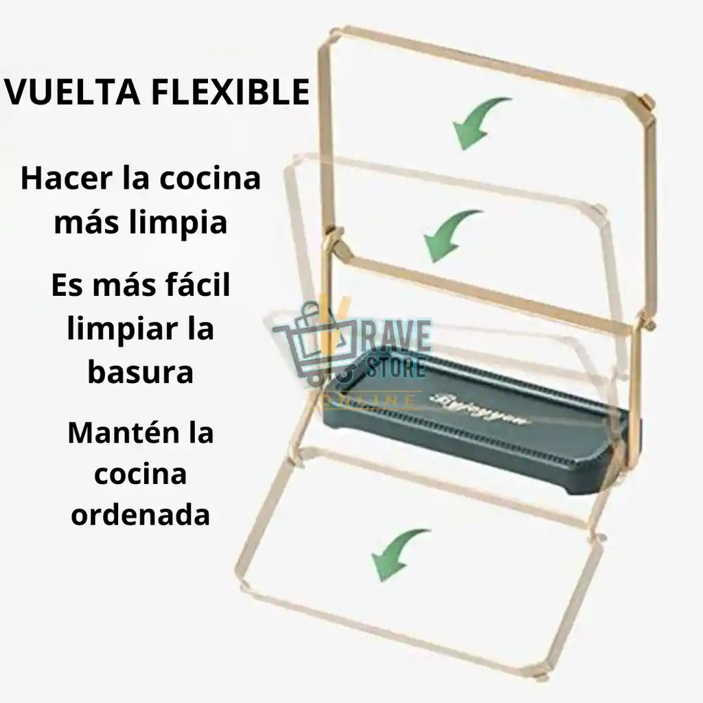 Escurridor Colador Plegable Lavaplatos Malla Para Residuos