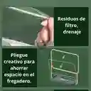 Escurridor Colador Plegable Lavaplatos Malla Para Residuos