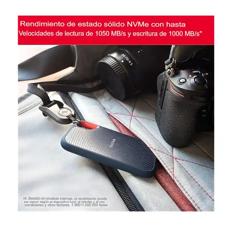 Sandisk 1tb Ssd Portátil, Resistente, Rápido Y Seguro Ip65