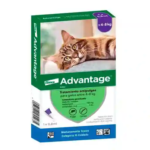 Advantage Gatos Pipeta X 0.8ml