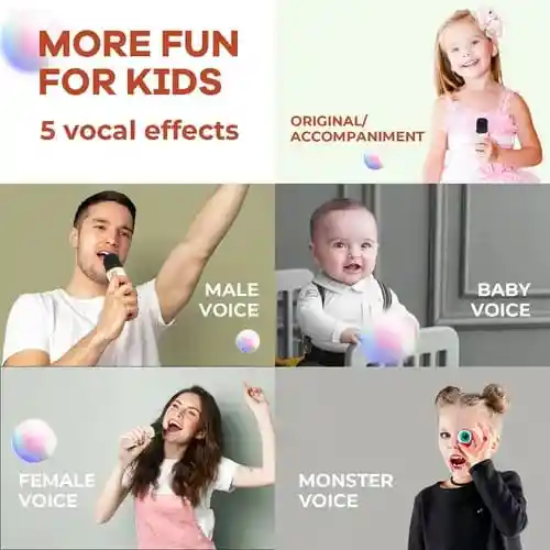 Parlante Bluetooth Karaoke + Micrófono Inalámbrico As-202